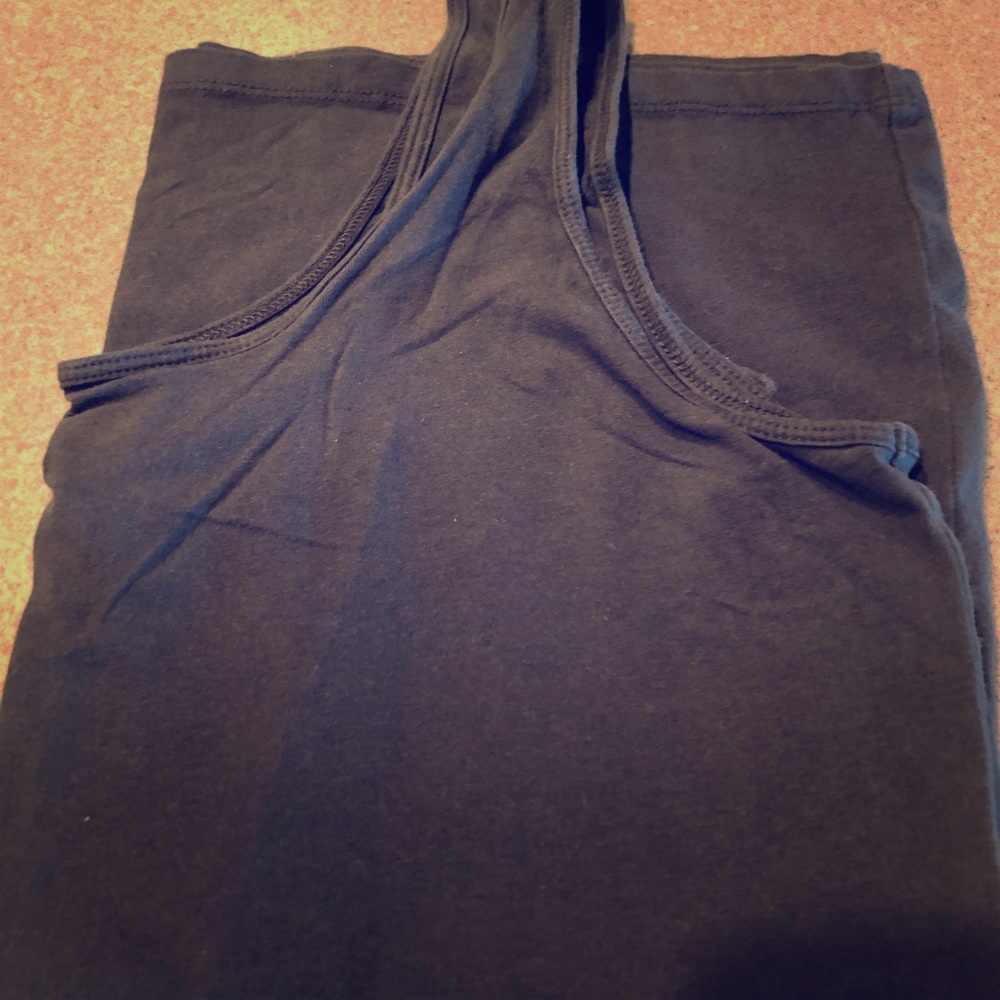 Charcoal grey tank. Maurices.